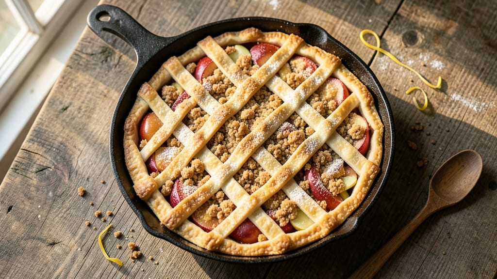 Amish Apple Crumb Pie Recipe: Spiced Apple Filling with Buttery Streusel Crunch