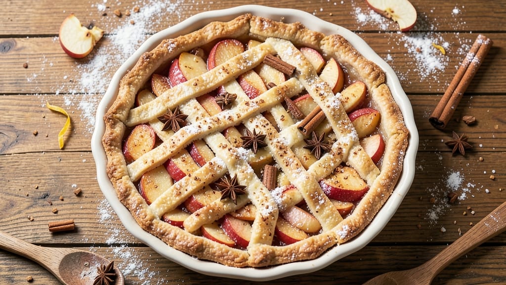 Ree Drummond's Flat Apple Pie Recipe: Rustic Crust and Warm Spice Fusion