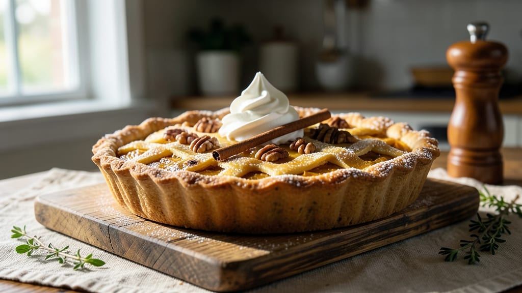 12-Inch Pumpkin Pie Recipe: Classic Spice and Foil-Sealed Crust Brilliance