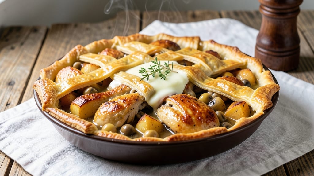 Southern Style Chicken Pot Pie Recipe: Mashed Potato Crust That Never Shrinks