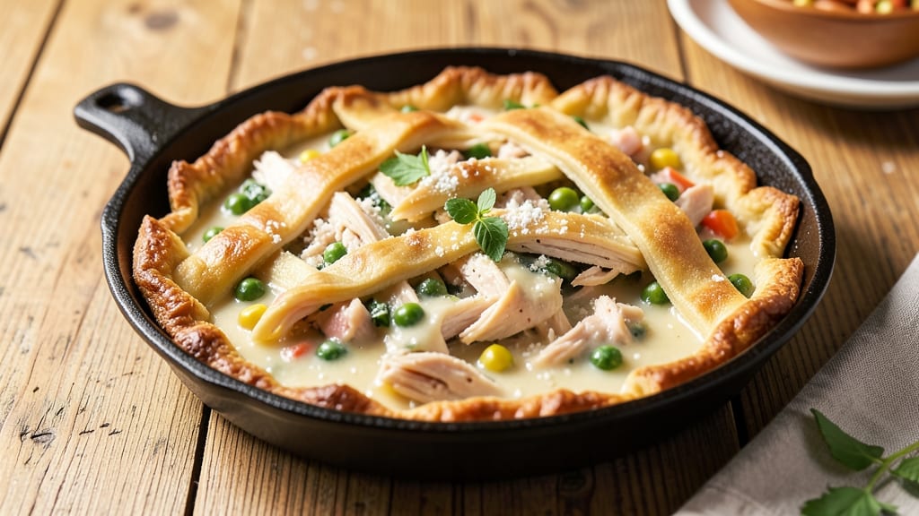 Easy Chicken Pot Pie Recipe With Ready-Made Crust: One-Pan Comfort in 30 Minutes