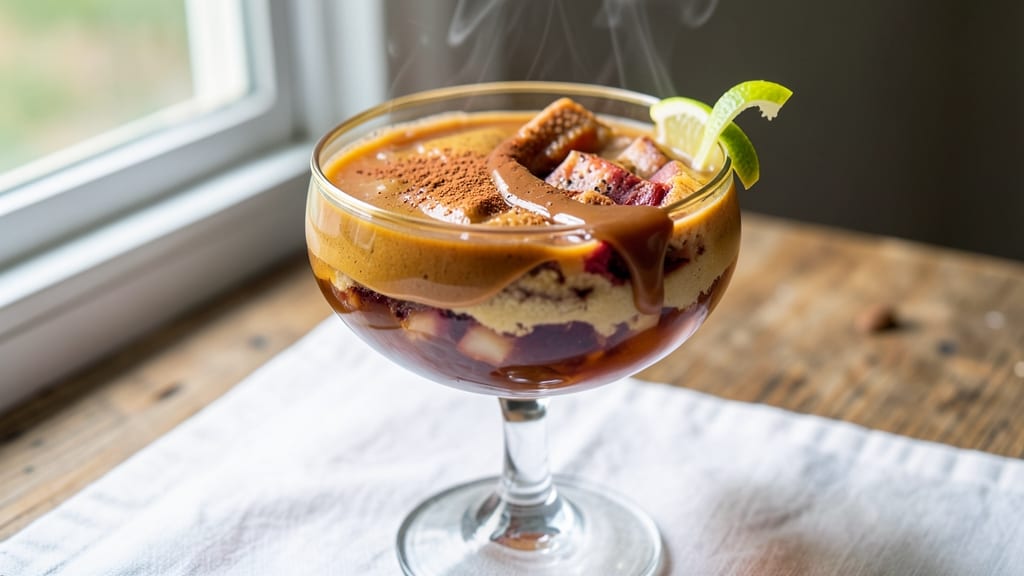 Apple Pie Bourbon Drink Recipe: Spiced Rum-Infused Sipper With Caramelized Apple Bite