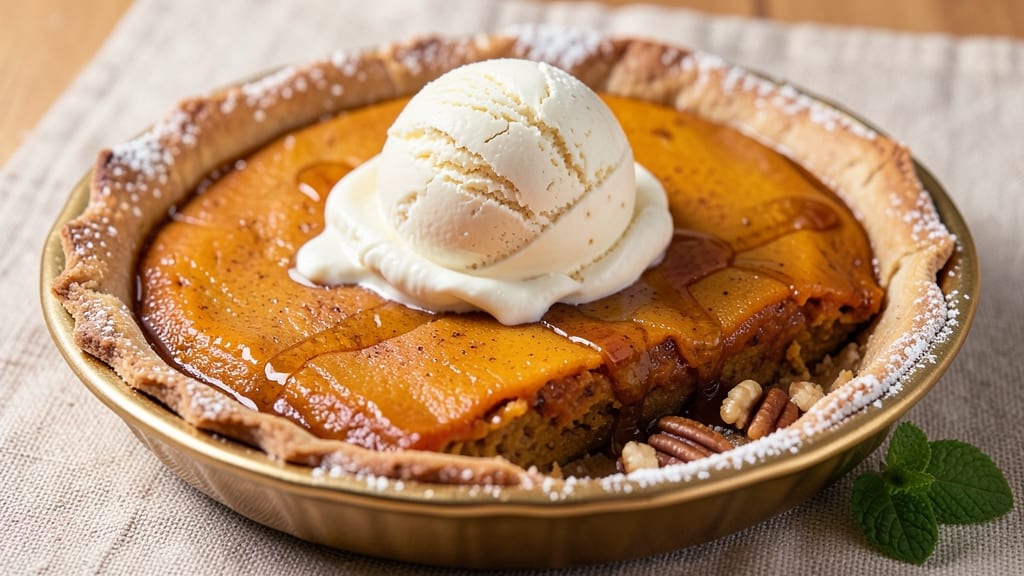 Pumpkin Pie Recipe With Vanilla Ice Cream: Classic Comfort Pairing for Holiday Tables