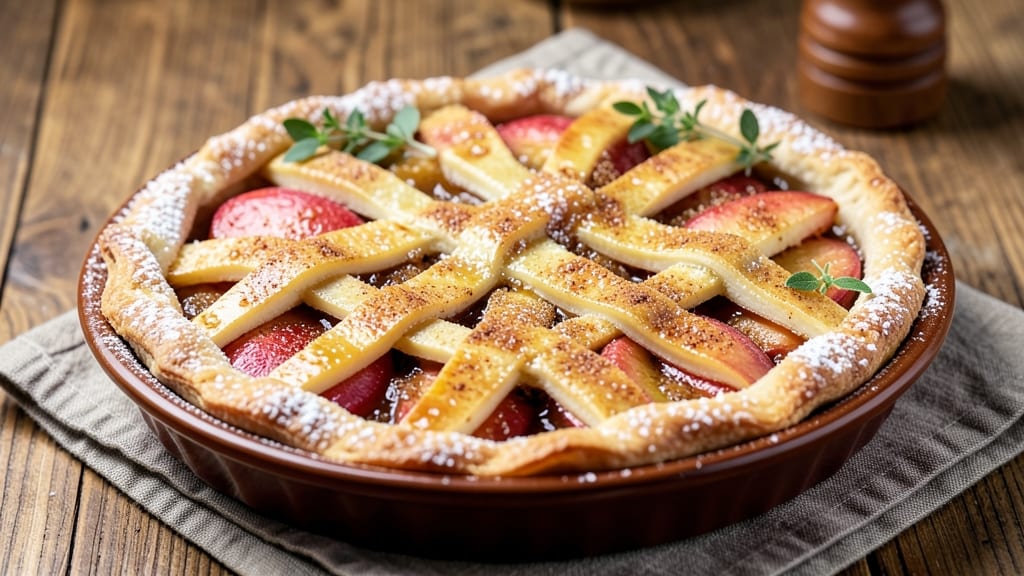 Pippin Apples Pie Recipe: Spiced Filling with Crispy, Foil-Sealed Vanilla Streusel