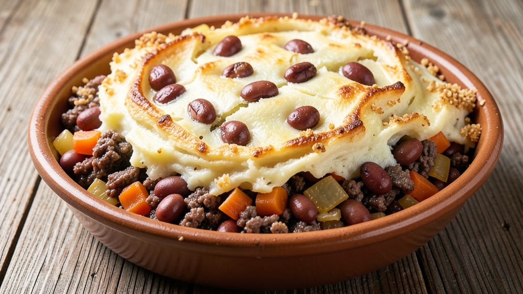 Shepherd's Pie With Baked Beans Recipe: Hearty Twist on a British Classic