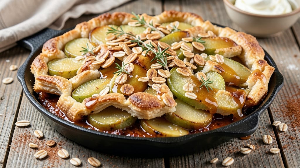 Apple Barn Fried Apple Pie Recipe: Crispy Streusel Topping Over Warm Spiced Filling