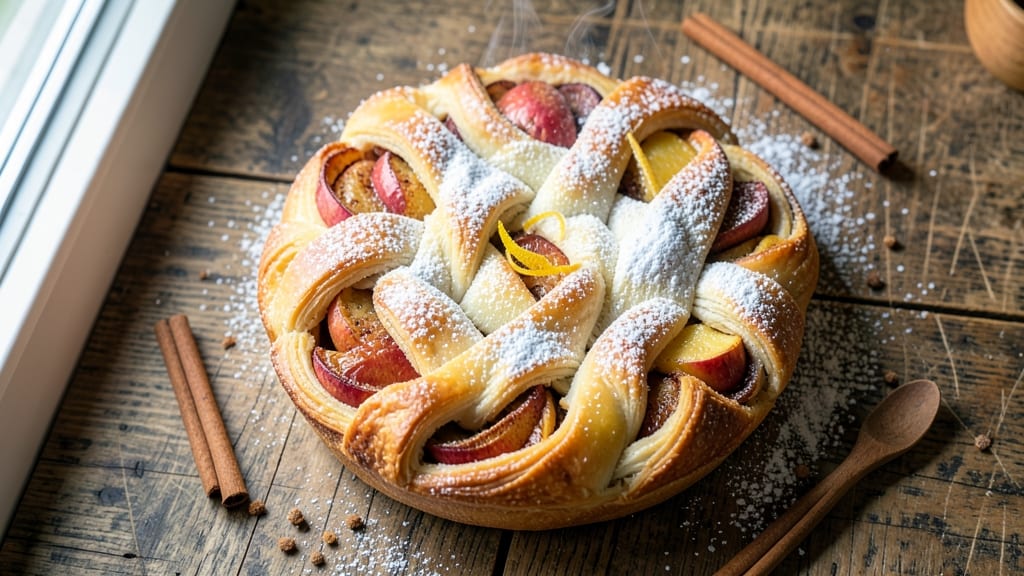 Apple Pie Braid Recipe: Twisted Lattice Crust With Caramelized Apple Layers