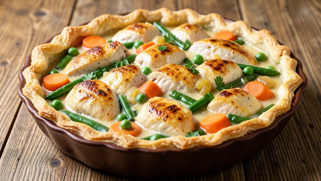 Pillsbury Homemade Chicken Pot Pie Recipe: Juicy Chicken and Veggies in Creamy Gravy