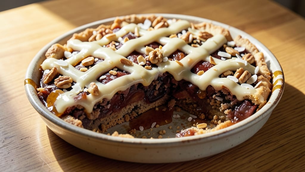 Raw Vegan Pie Recipe: Nutty Crust and Creamy Coconut Filling Fusion