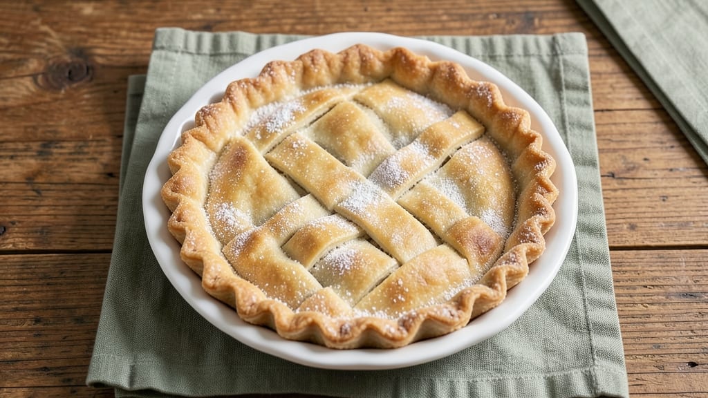 10-Inch Pie Crust Recipe With Crisco: Golden-Rimmed Crispness Without Shortening