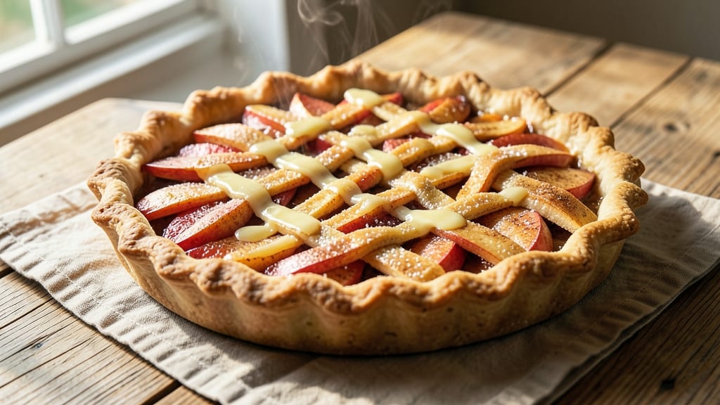 Simple 3-Ingredient Apple Pie Recipe: No-Roll Crust Shortcut
