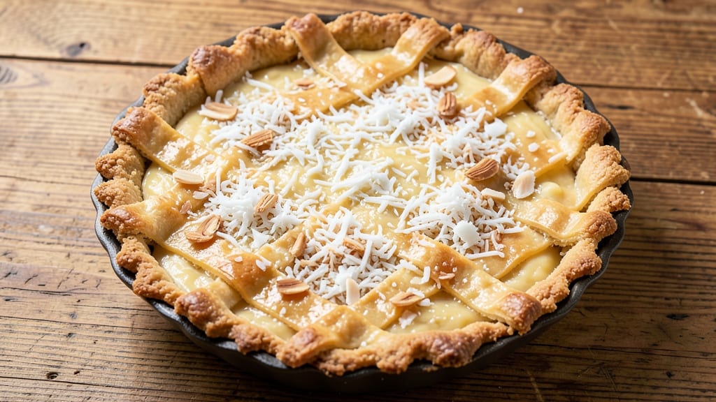 Amish Coconut Pie Recipe: Nutty-Creamy Layers With Foil-Sealed Crust