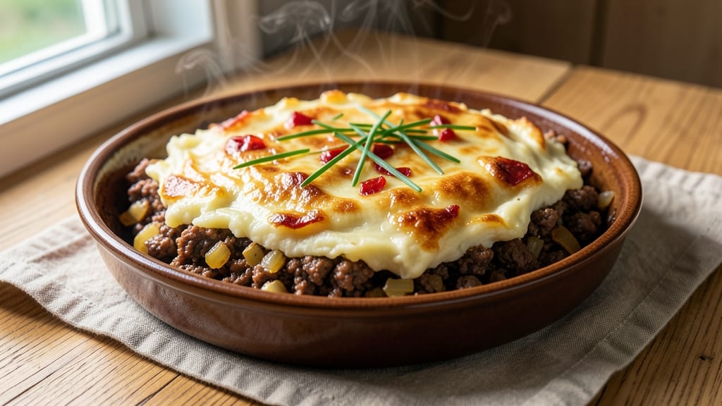 Natasha's Shepherd's Pie Recipe: Flaky Topping and Savory Meat Harmony