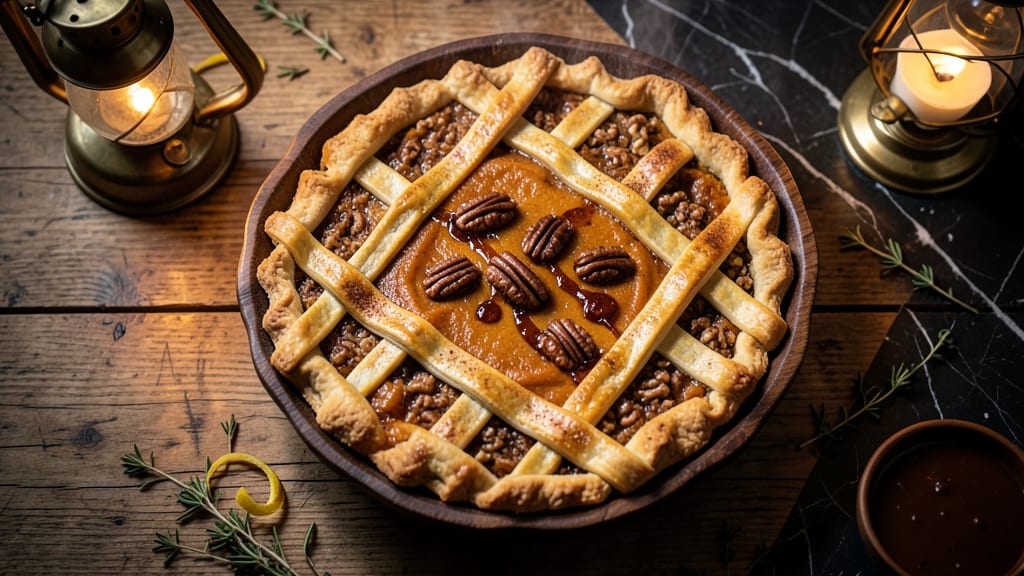 1600s-Style Pumpkin Pie Recipe: Colonial Spice and Nutty Crust Magic