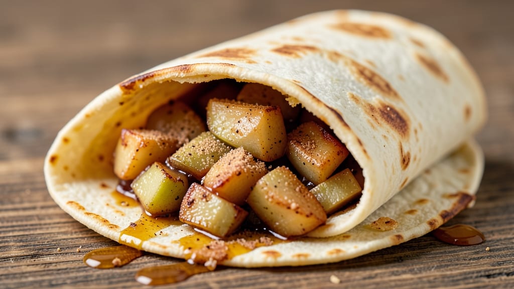 Apple Pie Burritos Recipe: Warm Spiced Filling Wrapped in Crunchy Tortilla Bliss