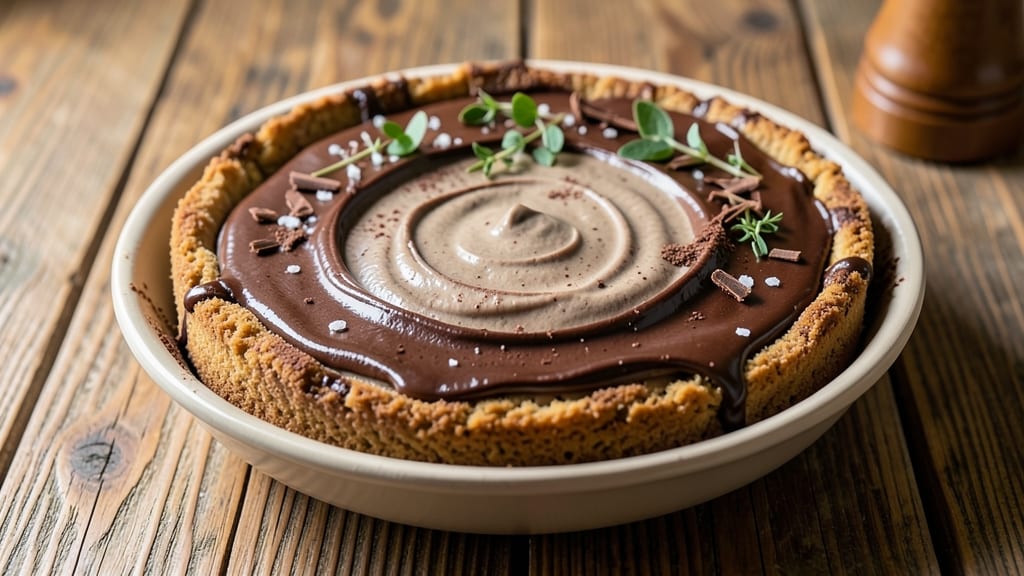 Alabama Mud Pie Recipe: Crunchy Streusel Topping Over Silky Chocolate Filling