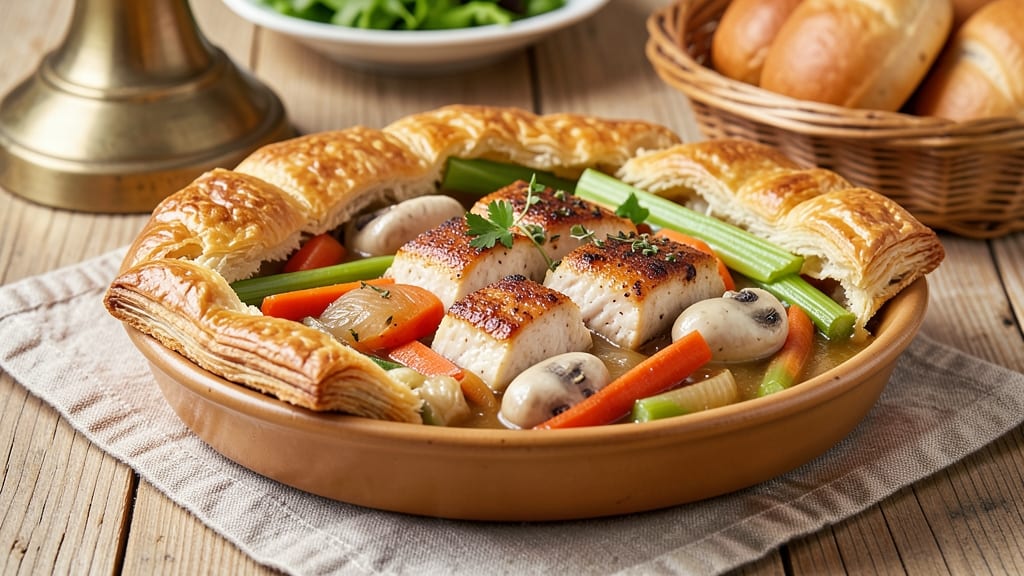 Chicken Pot Pie Recipe with Pepperidge Farm Crust: Golden Crust Meets Savory Gravy Perfection