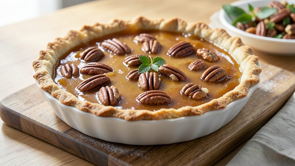 12-Inch Pecan Pie Recipe: Crunchy Clusters and Foil-Sealed Crust Brilliance