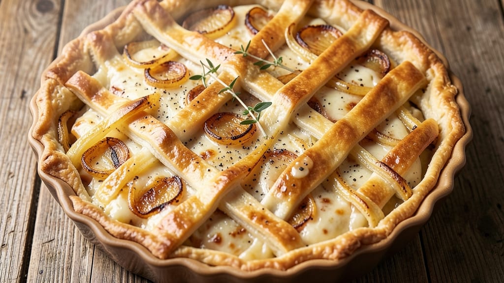 Mary Berry's Cheese and Onion Pie Recipe: Golden Pastry Crust With Melty Filling Magic