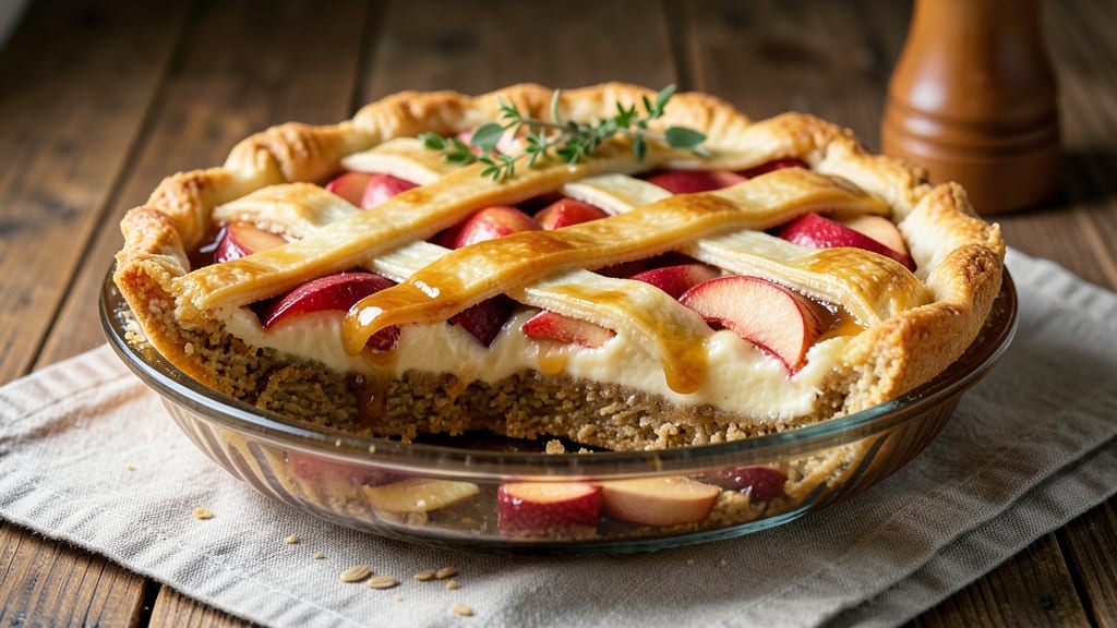 Apple Charlotte Pie Recipe: Layers of Crunchy Streusel and Spiced Fruit Bliss