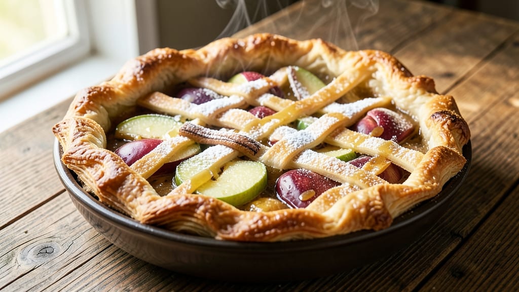 3 Apple Pie Recipe: Triple-Fruit Crisp With Foil-Sealed Crust