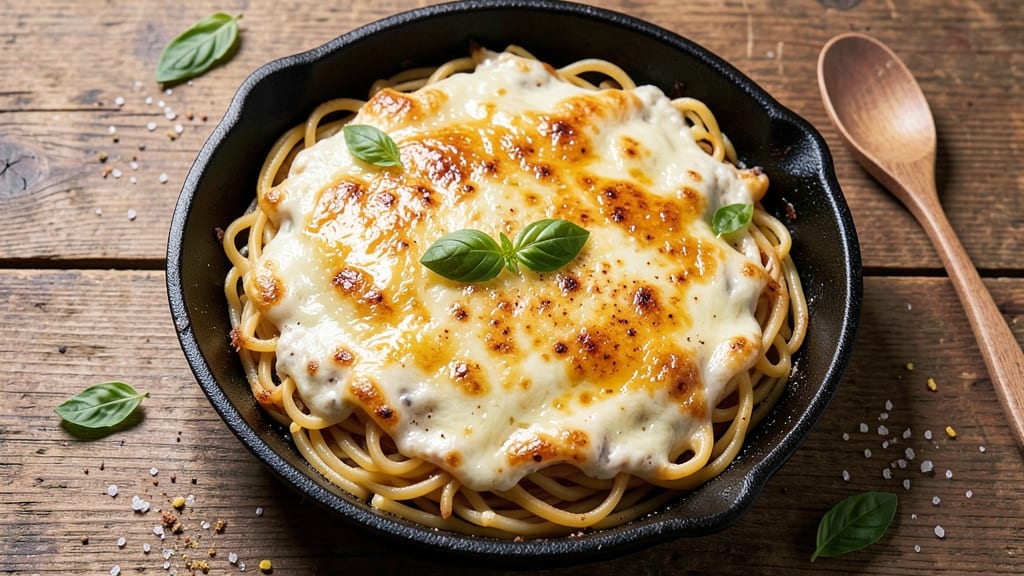 Old Chicago Spaghetti Pie Recipe: Creamy Cheese Filling Over Crispy No-Roll Crust