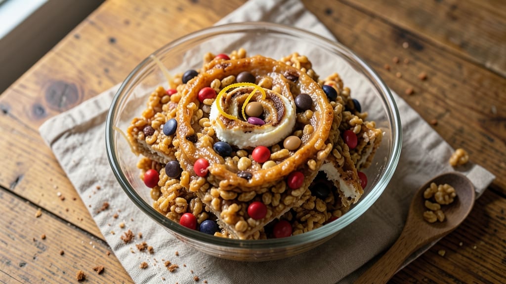 Rice Krispie Treat Recipe with Mini M&ms: Crunchy Clusters and Colorful Surprise Bites