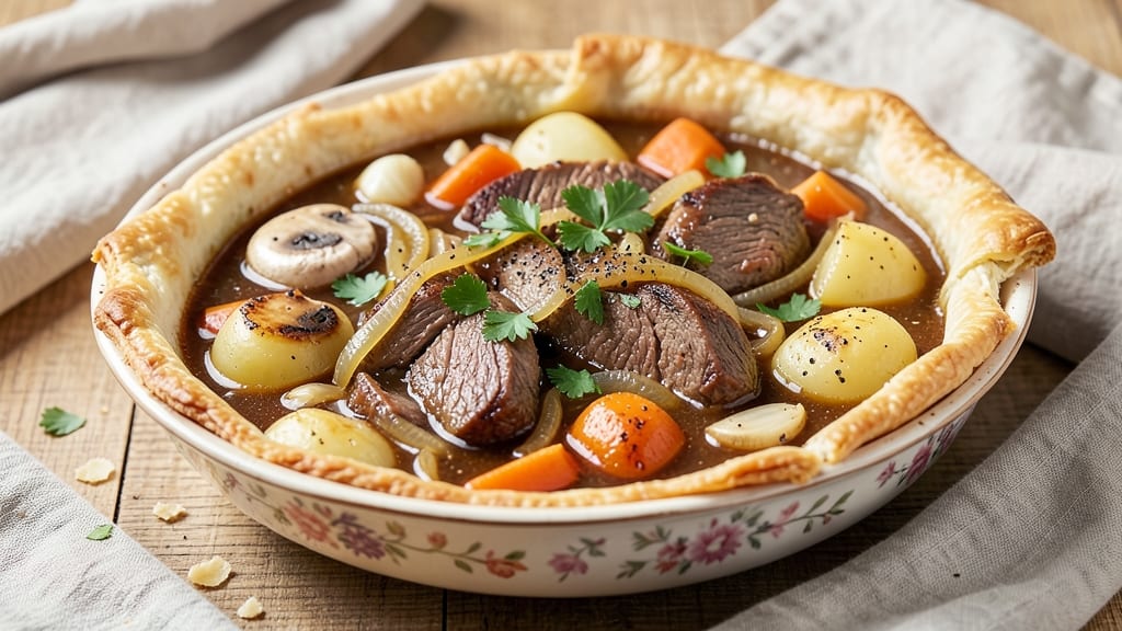 Slippery Beef Pot Pie Recipe: Slow-Cooked Richness in One Dish