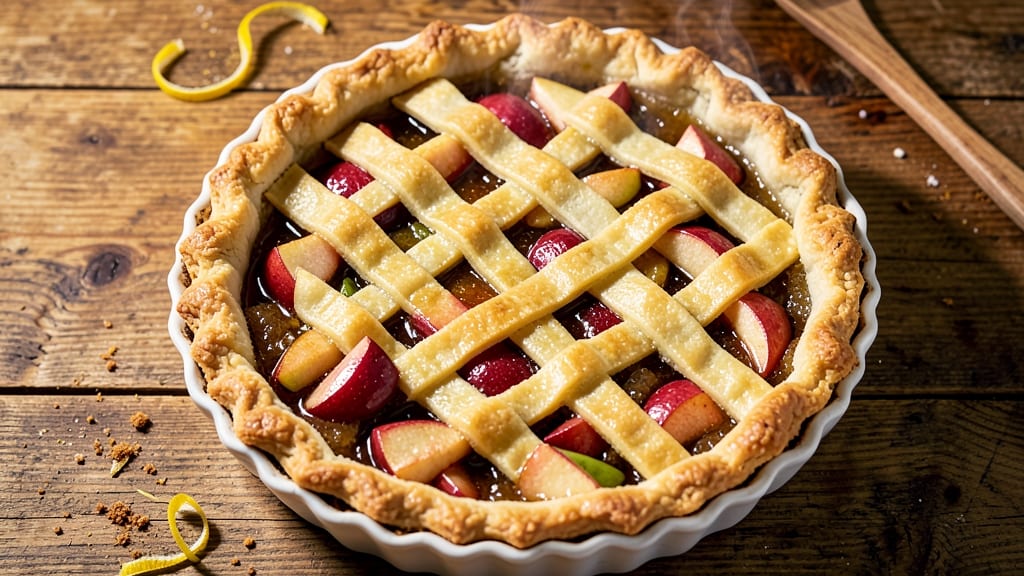 Shereen Pavlides' Apple Pie Recipe: Lattice Crust That Stays Golden Through Baking